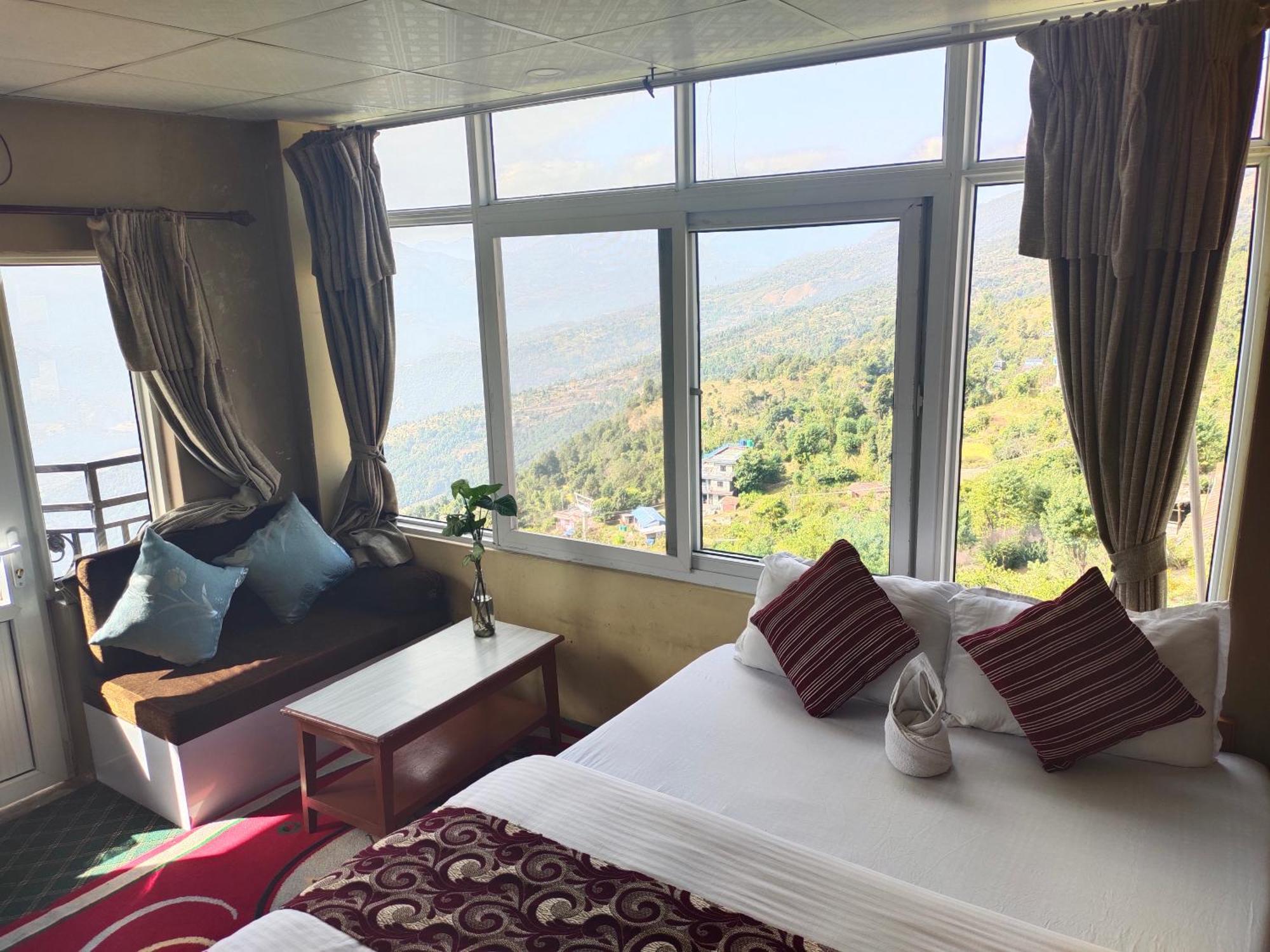 Hotel High Ground Inn Sarangkot โพคารา ห้อง รูปภาพ